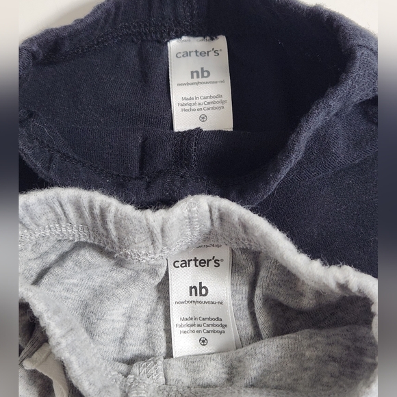 Newborn Halloween Orange Onesie With Long Sleeves & 2 Pairs of Newborn Bottoms - Picture 7 of 7